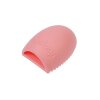 rosa „Brushegg“ Pinselreinigungspad aus Silikon